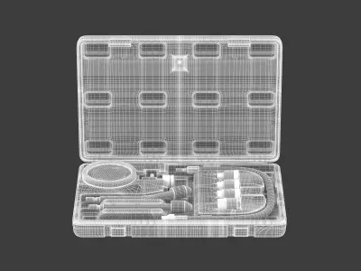 Garage Compression Tester Kit 3D model