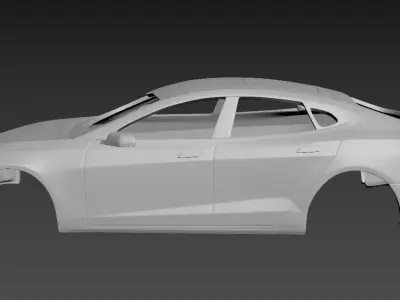 Tesla Model S Body for print 3D print model