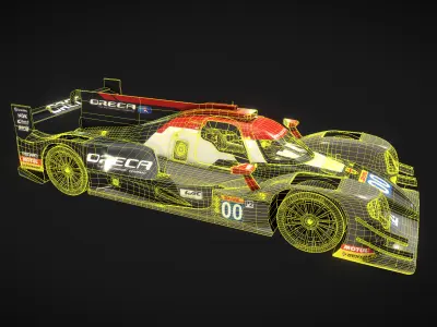 Oreca 07 LMP2 3D model