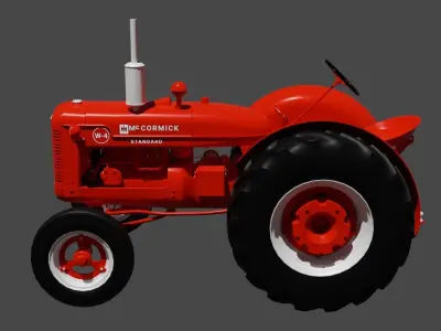 McCormick-Deering W4 And Super W4 3D model