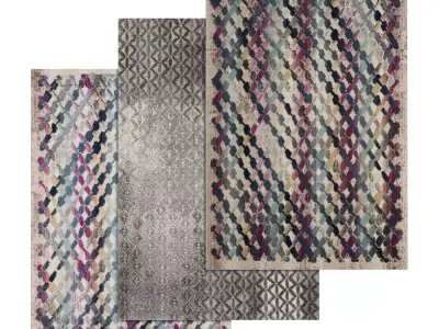 Rug Set 427 3D model