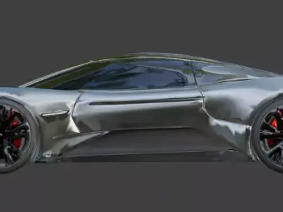 Luxury Elite Performance Hypercar 3D Model Low-poly 3D model