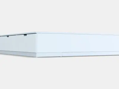 NORDLI Bed frame with storage 2 Low-poly 3D model