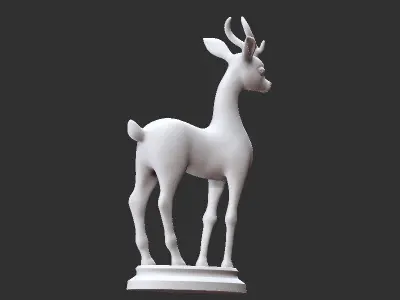 Deer model 3D print model