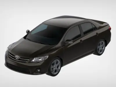 Toyota Corolla E140 3D model