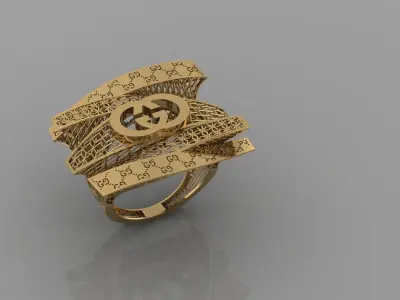 torturial ring 3D print model order
