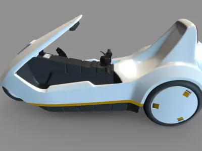 Sinclair C5 3D model