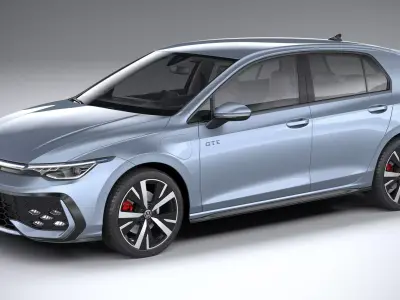 Volkswagen Golf GTE 2024 3D model