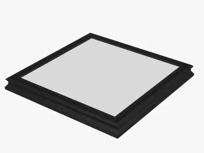 Wooden Frame Mockup 01 3D model