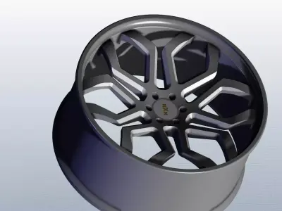 CAR RIM 3D model 26