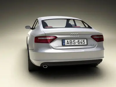3d model of Audi A5 3D model