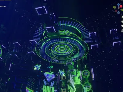 Diamond Hands GameStop Server Room - 3D Weekly 3D model