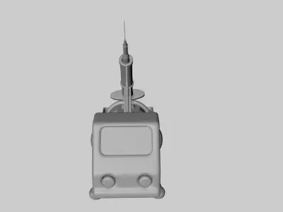 Vaccine Launcher Truck 3D model
