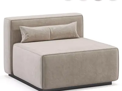  Mix Modular Sectional Chair Free 3D model