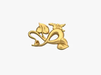 Classic decor ornament 204  3D model