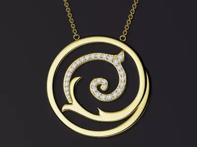 Pendant LC Versailles Diamonds 3D print model