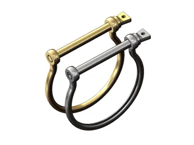 Screw cuff Sailing buckle bracelet 3D print model