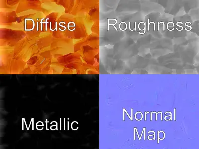 Apricot Croissant Realistic 3D Bakery Model Pack Low-poly 3D model