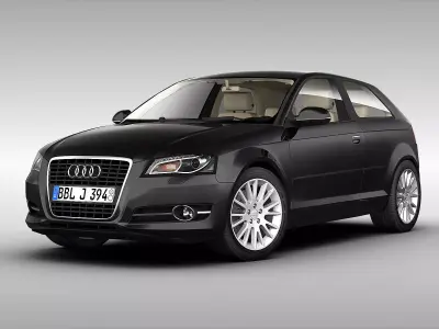Audi A3 2011 3D model