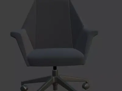 Modern High Back Executive Office Chair 3D model