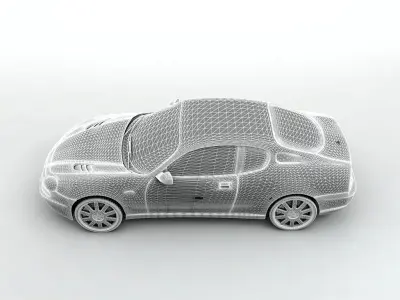  2000 Maserati 3200GT Sports Car 3D model