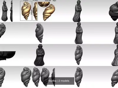 Budha 3D Model Collection