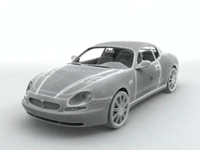  2000 Maserati 3200GT Sports Car 3D model