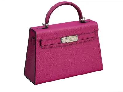 Woman Handbag Low-poly 3D model