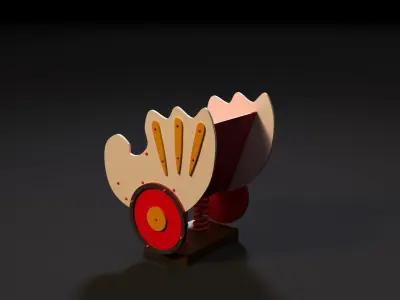 Attraction seashell 3D model