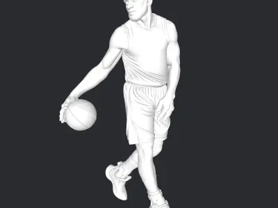 basketball player 3D print model
