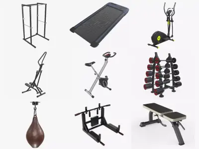 Sports equipment vol4 3D Model Pack