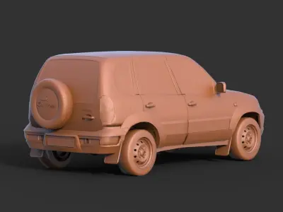 Niva  2010 3D print model