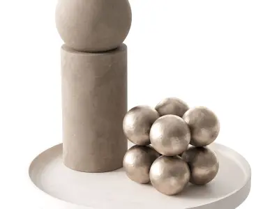 Decorative Set 16 3D model purchase