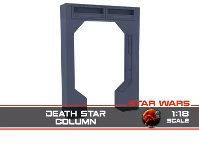 Death Star Column 1-18 scale Kenner Hasbro Free 3D print model