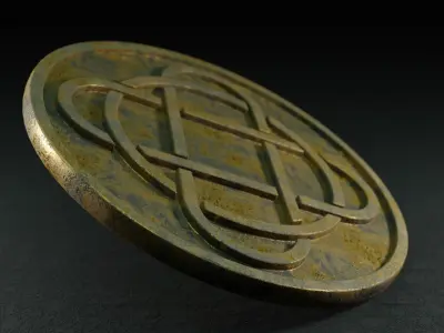 Celtic Coin Collection pt1 Low-poly 3D model