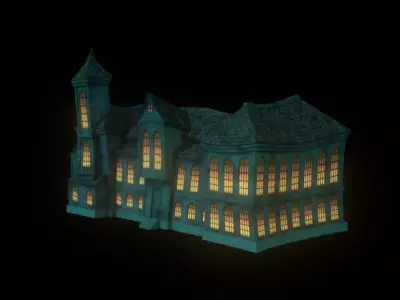 Halloween Mansion 3D print model