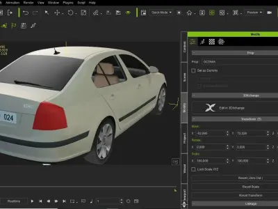 OCTAVIA - 3DS - FBX - OBJ - iProp - ICLONE 7  3D model