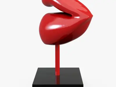 Figurine Lips 3D model