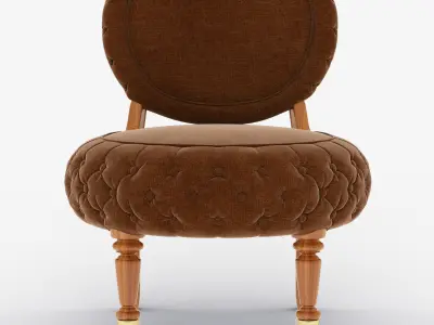 Barrio Puff Chair 3D model