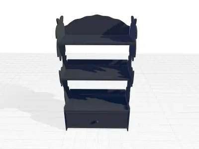 Erwon Zoomie Kids Bookcases 3D model