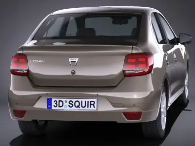 Dacia Logan 2017 3D model