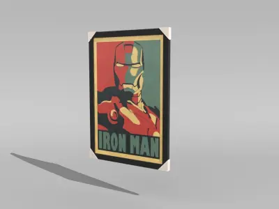 Painting and Cardboard Boxes Pack Free low-poly 3D model