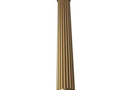 Column Capital 1305 Low-poly 3D model