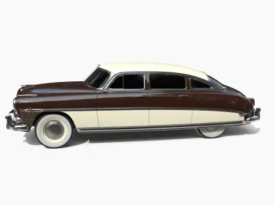 4 Door Hudson Hornet v2 3D model