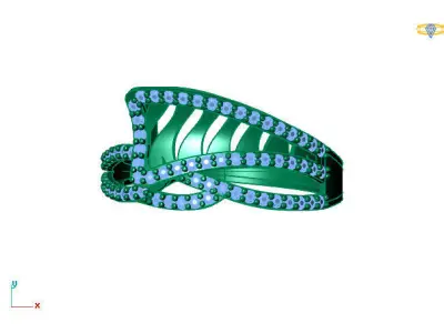 Women Ring 3DM Womens Ring 3d models 3D print model 3D print model 67