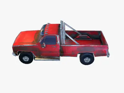 Old Car 3 Low-poly 3D model