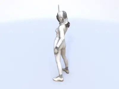 Fencing 3D model