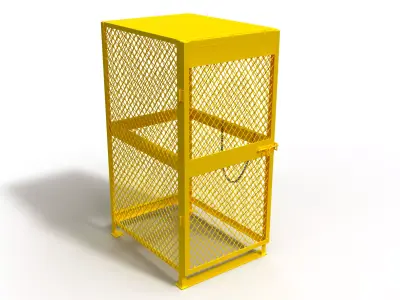 3D model of a box for a gas cylinder 3D model