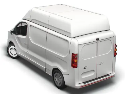 Generic EV Mid Van L2H2 2023 3D model
