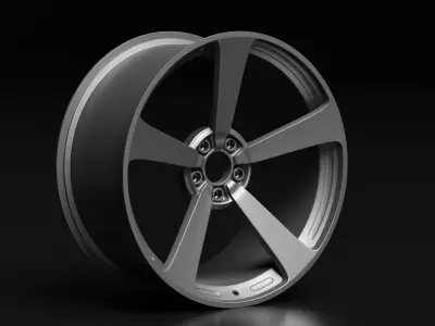 3D model rim wheel part9 3D model